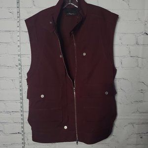 3.1. Phillip Lim Utility Vest in Maroon